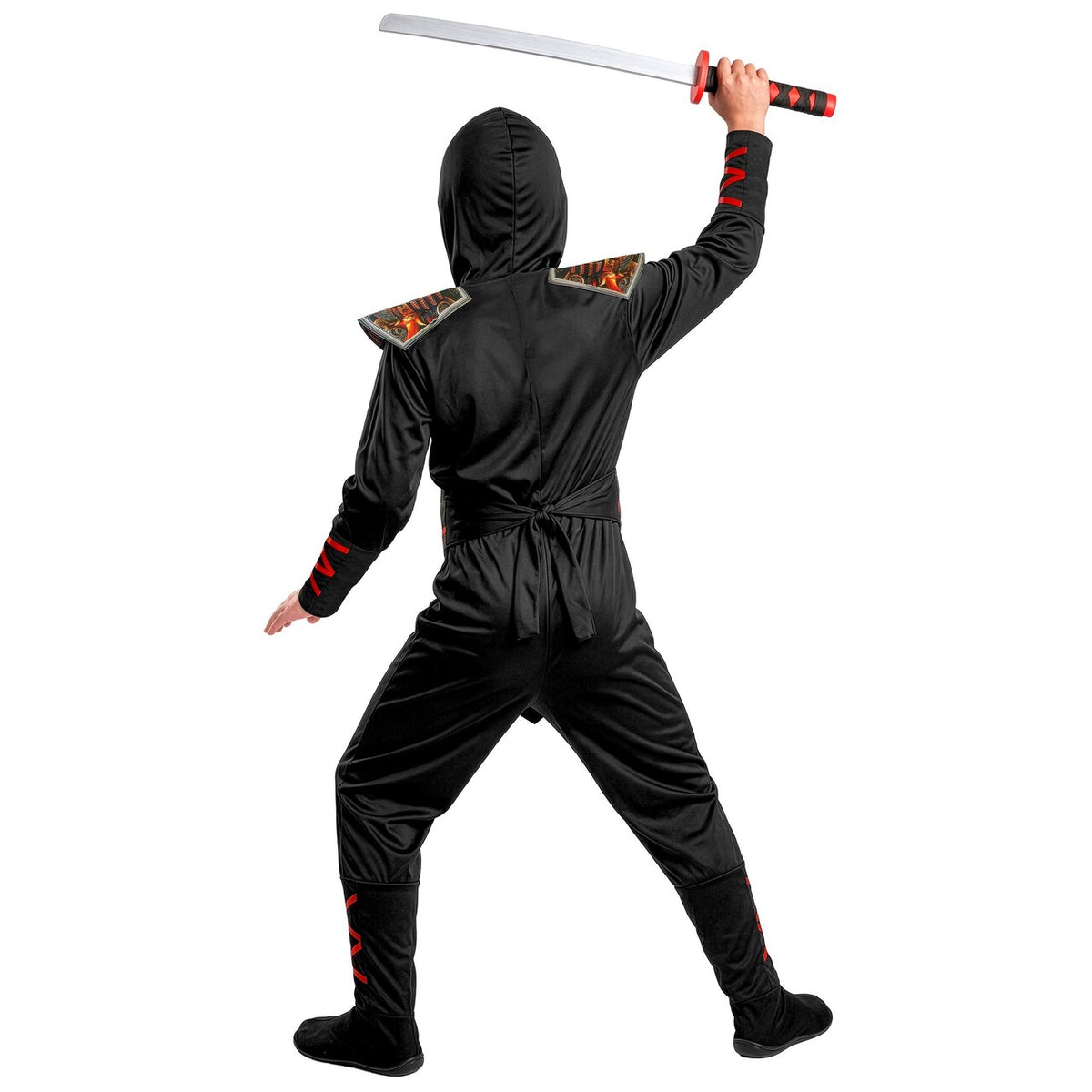 Op deze afbeelding zie je een Kostuums, van het merk Widmann. Ninja Bone Collector Kind Kostuum