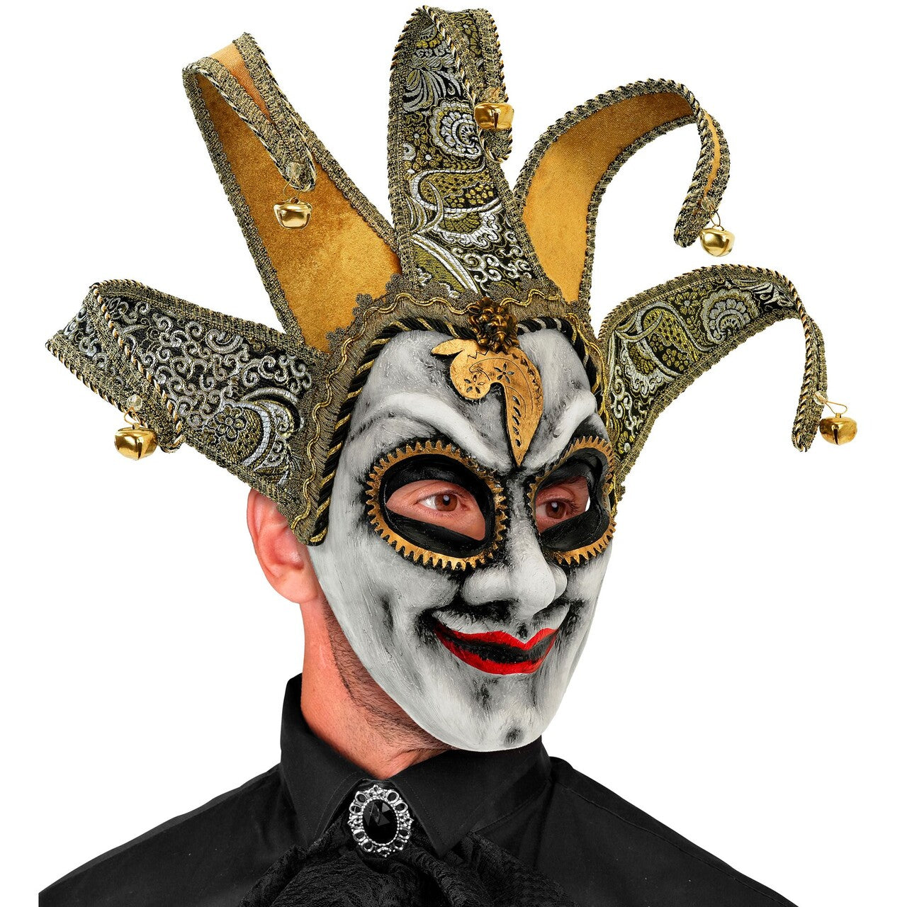 Op deze afbeelding zie je een Accessoires, van het merk Widmann. Venetiaans Jester Masker