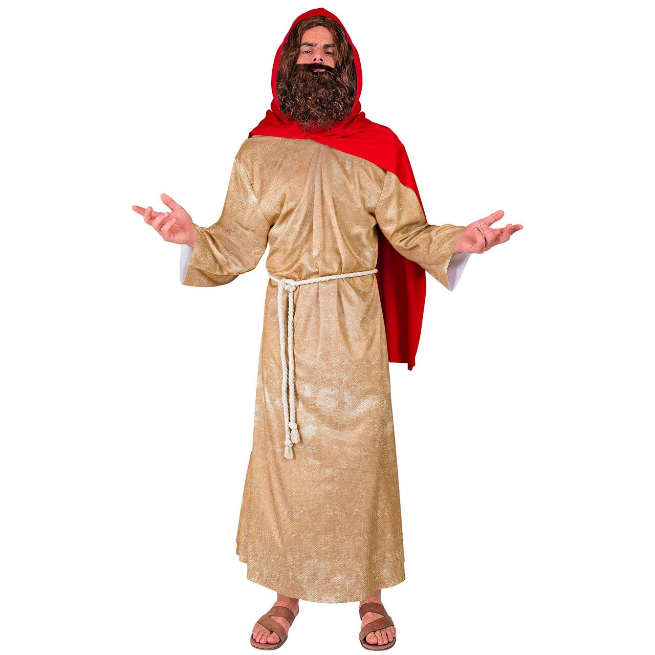 Op deze afbeelding zie je een Kostuums, van het merk Widmann. Herder Messias Man Kostuum