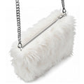Zachte Pluche Hand Tas Wit