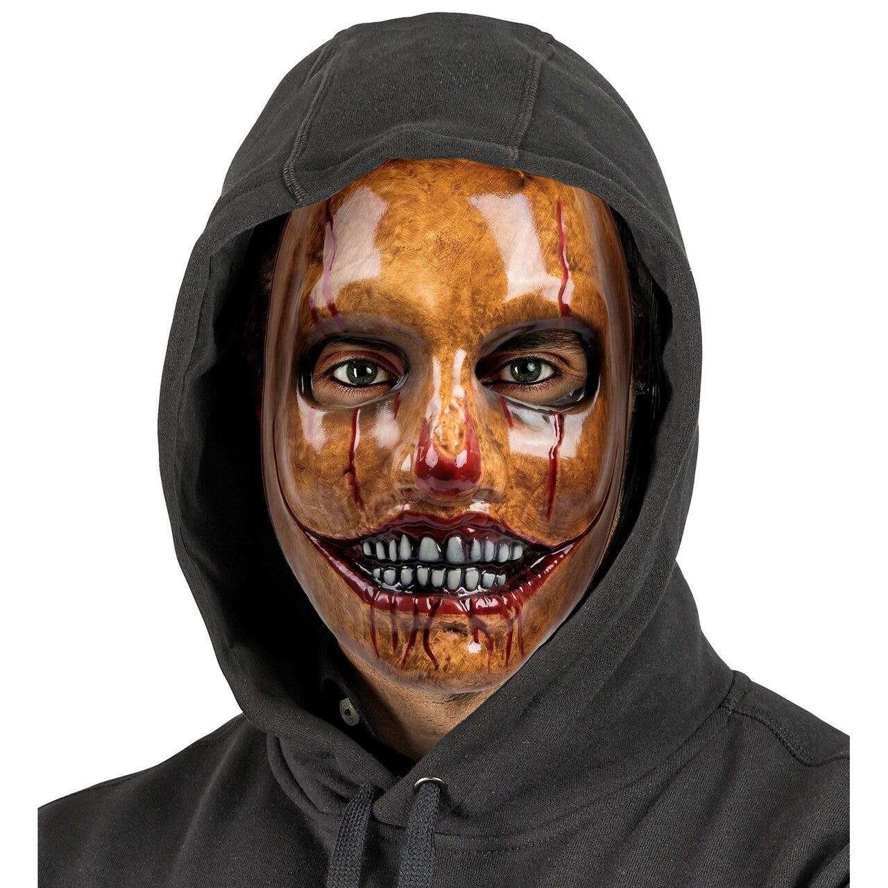 Op deze afbeelding zie je een Accessoires, van het merk Widmann. Masker Lachende Enge Clown