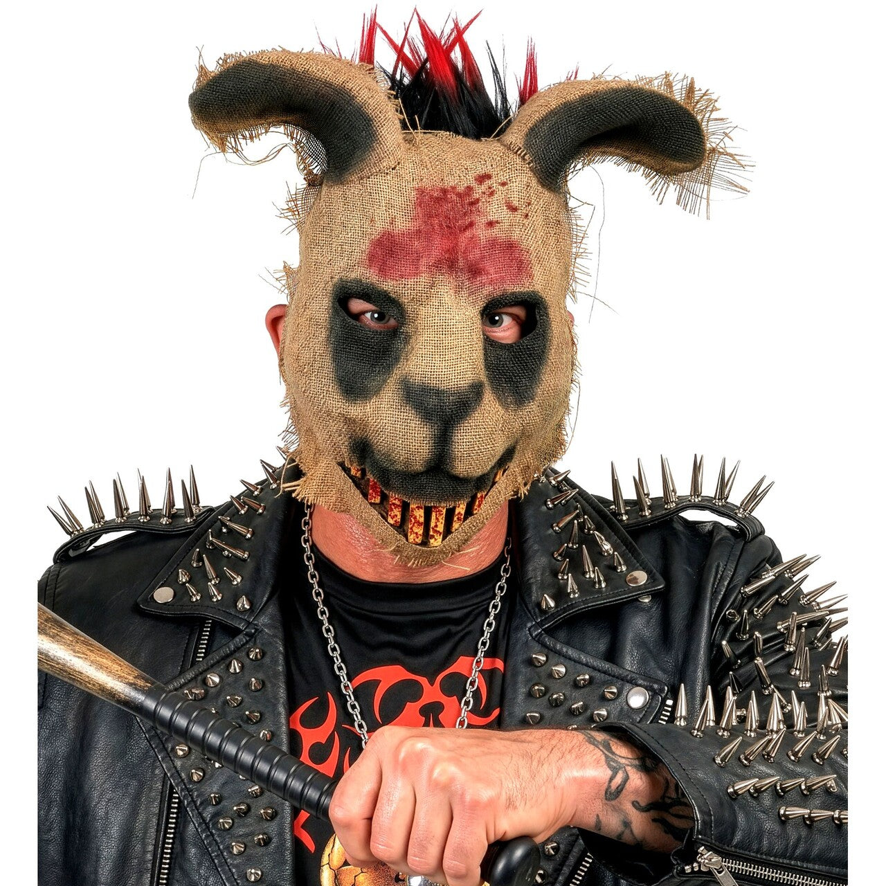 Op deze afbeelding zie je een Accessoires, van het merk Widmann. Hit By A Rabbit Masker
