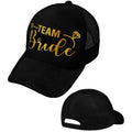 Team Braut Cap Schwarz