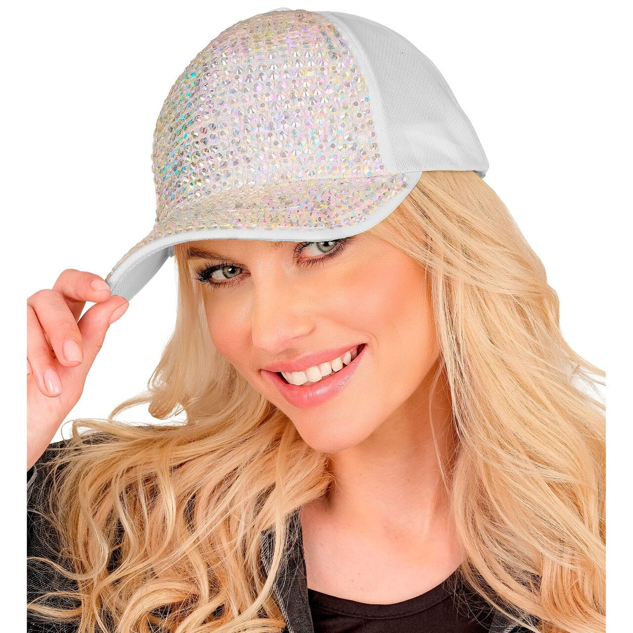 Op deze afbeelding zie je een Accessoires, van het merk Widmann. Parelmoer Strass Pet