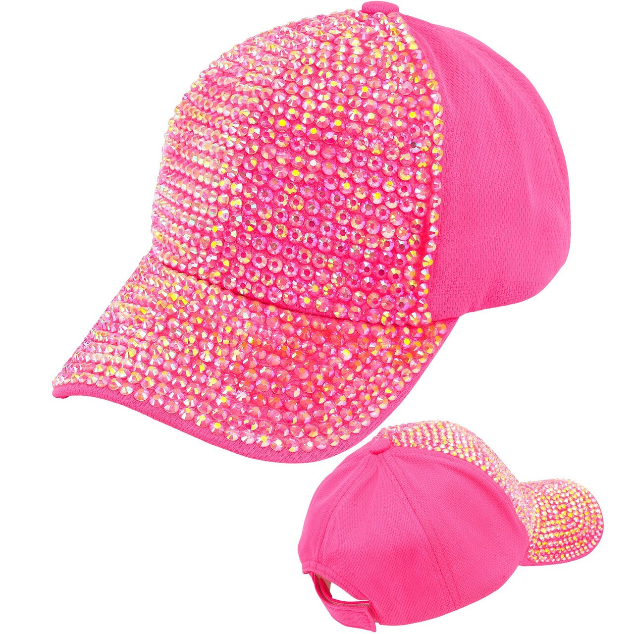 Op deze afbeelding zie je een Accessoires, van het merk Widmann. Neon Roze Strass Pet