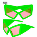 Katzenaugenbrille Neon Grün