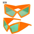 Katzenaugenbrille Neon Orange