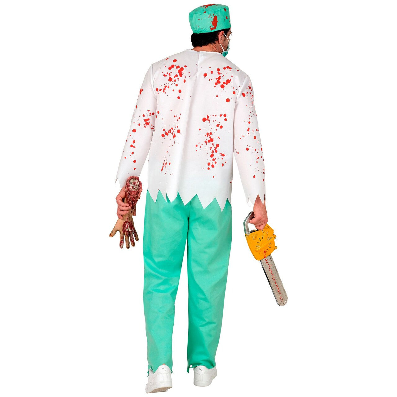 Op deze afbeelding zie je een Kostuums, van het merk Widmann. Zombie Dokter Mortis Man Kostuum