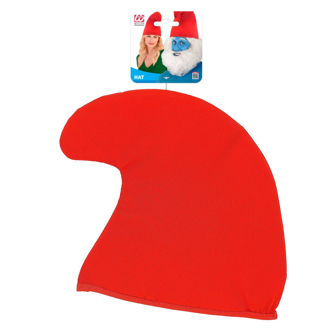 Op deze afbeelding zie je een Accessoires, van het merk Widmann. Rode Smurf Muts