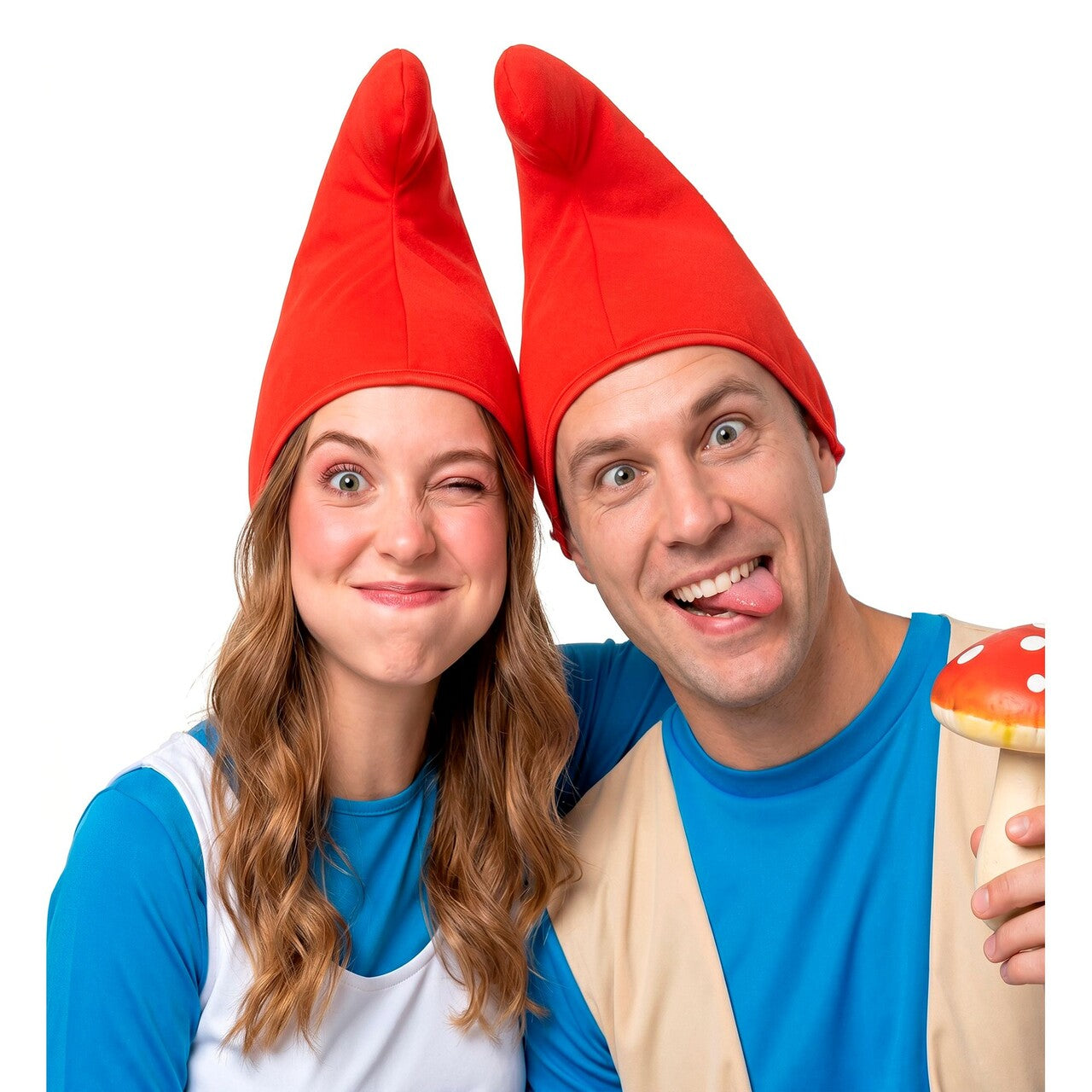 Op deze afbeelding zie je een Accessoires, van het merk Widmann. Rode Smurf Muts
