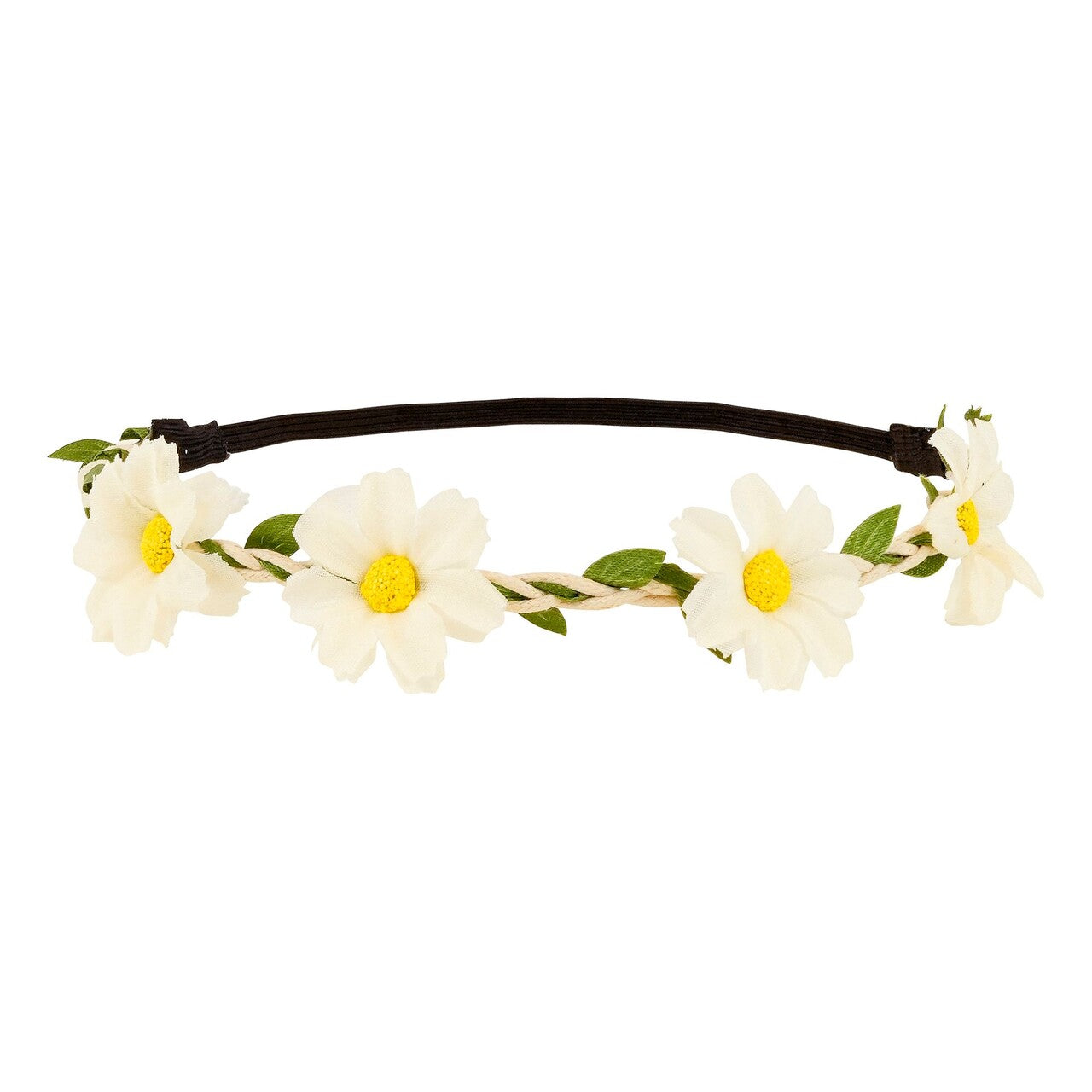 Op deze afbeelding zie je een Accessoires, van het merk Widmann. Boho Bloemen Hoofdband Wit