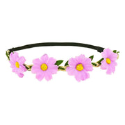 Op deze afbeelding zie je een Accessoires, van het merk Widmann. Boho Bloemen Hoofdband Paars