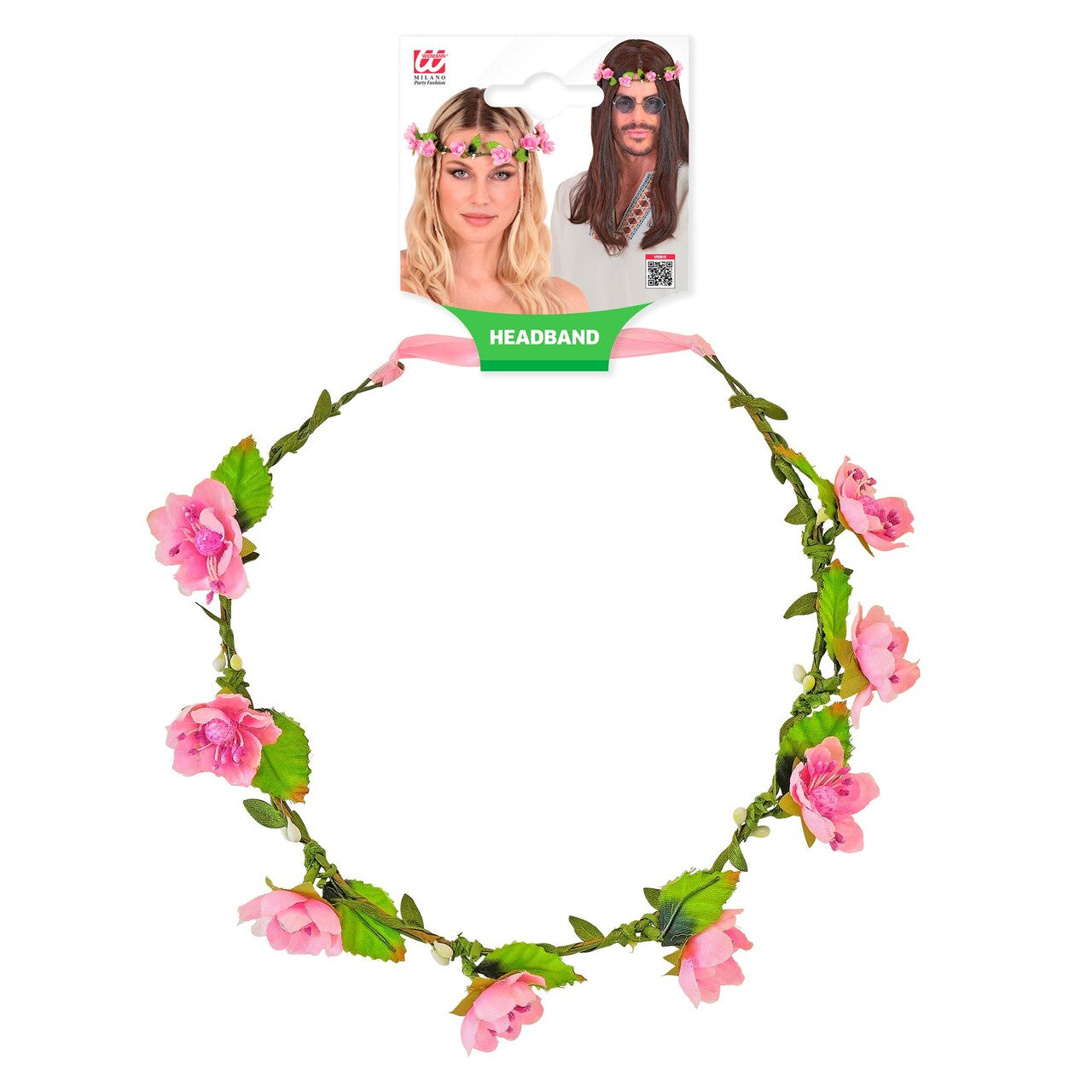 Op deze afbeelding zie je een Accessoires, van het merk Widmann. Rozenbloesem Tiara