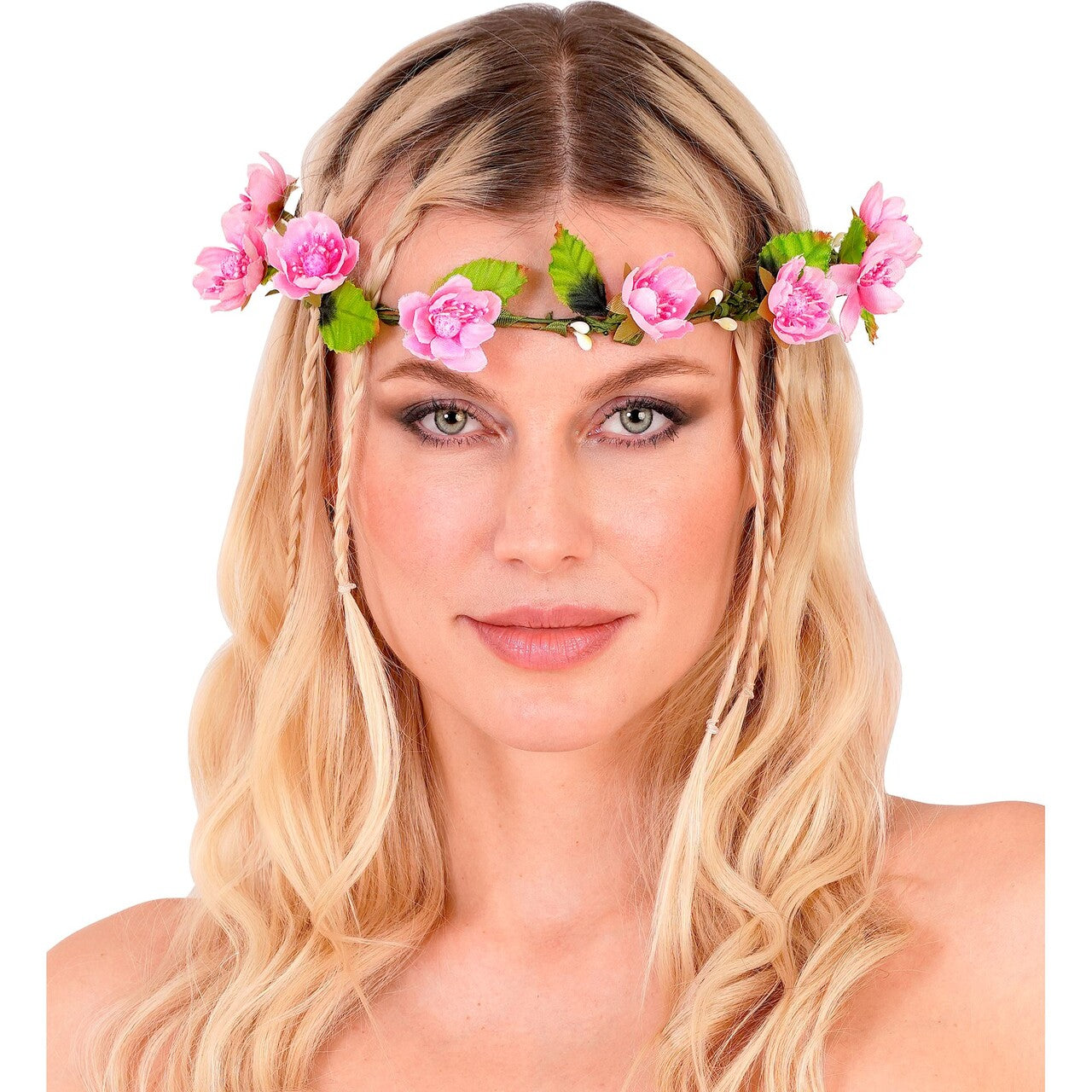 Op deze afbeelding zie je een Accessoires, van het merk Widmann. Rozenbloesem Tiara
