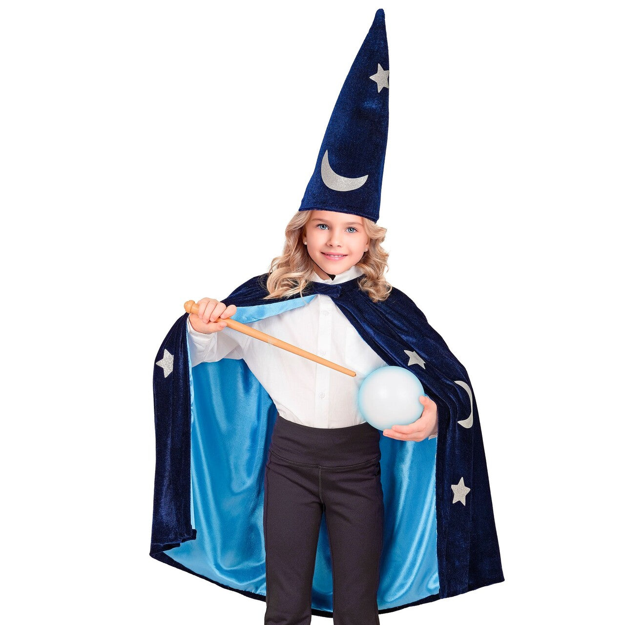 Op deze afbeelding zie je een Kostuums, van het merk Widmann. Wizard Wonder Kind Kostuum