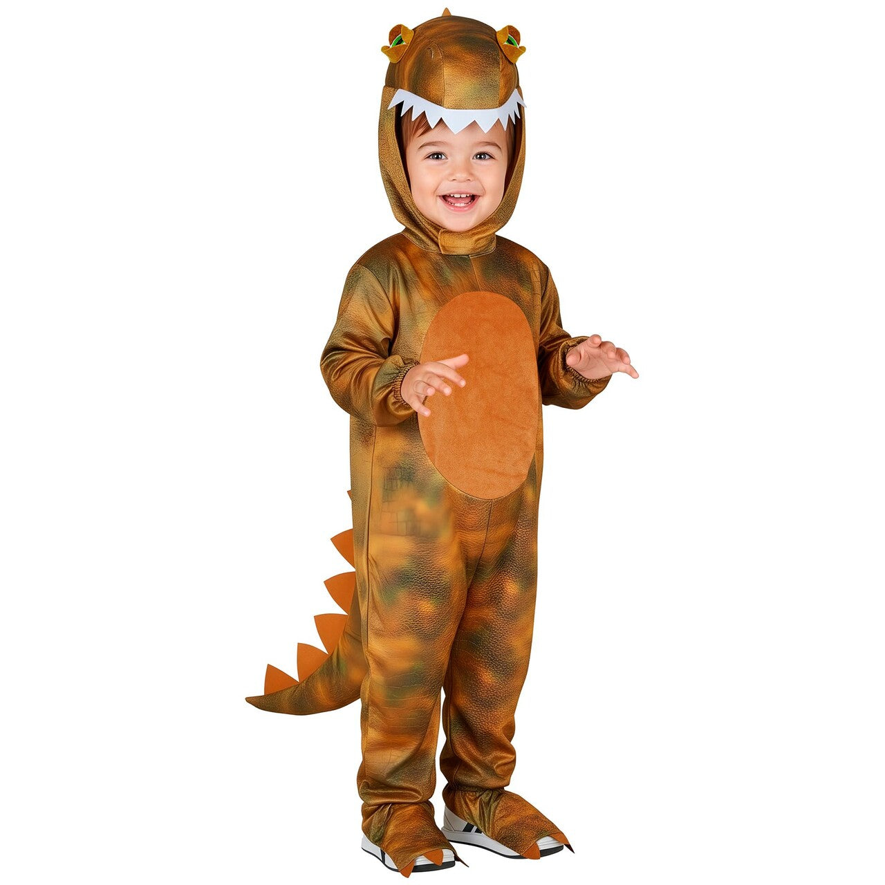 Op deze afbeelding zie je een Kostuums, van het merk Widmann. Timo T-Rex Jongen Kostuum