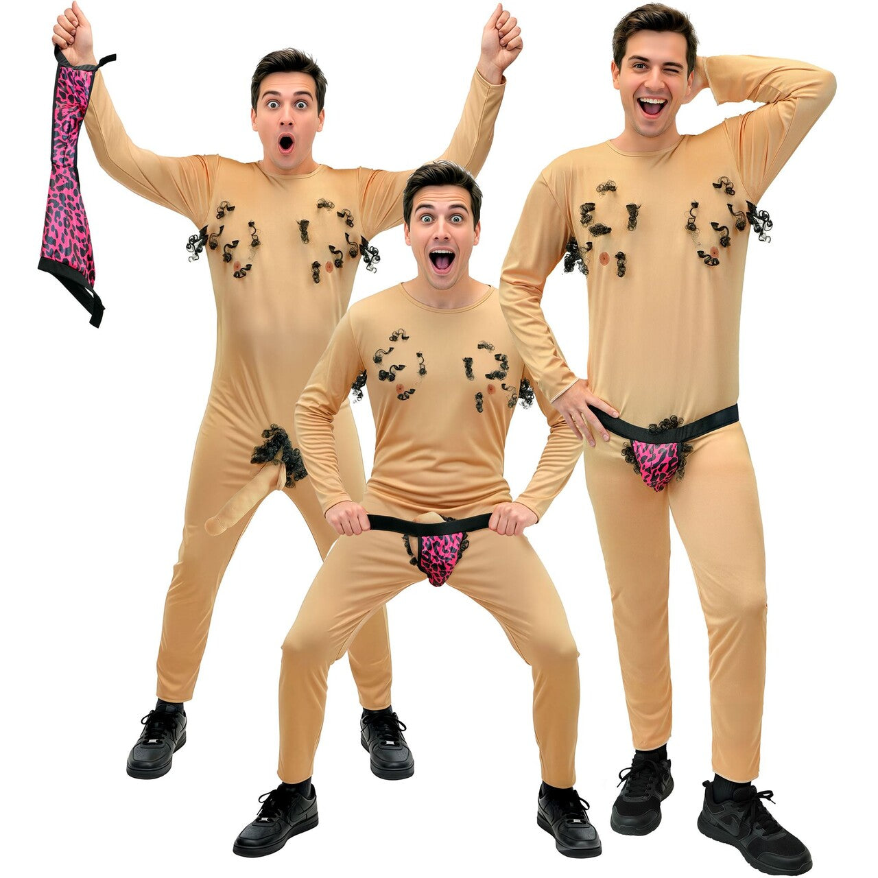 Op deze afbeelding zie je een Kostuums, van het merk Widmann. Nasty Stripper Man Kostuum