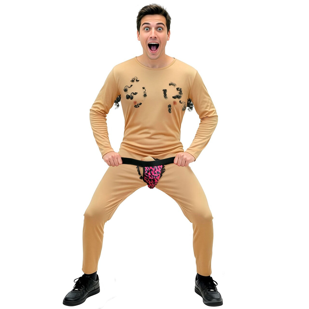Op deze afbeelding zie je een Kostuums, van het merk Widmann. Nasty Stripper Man Kostuum