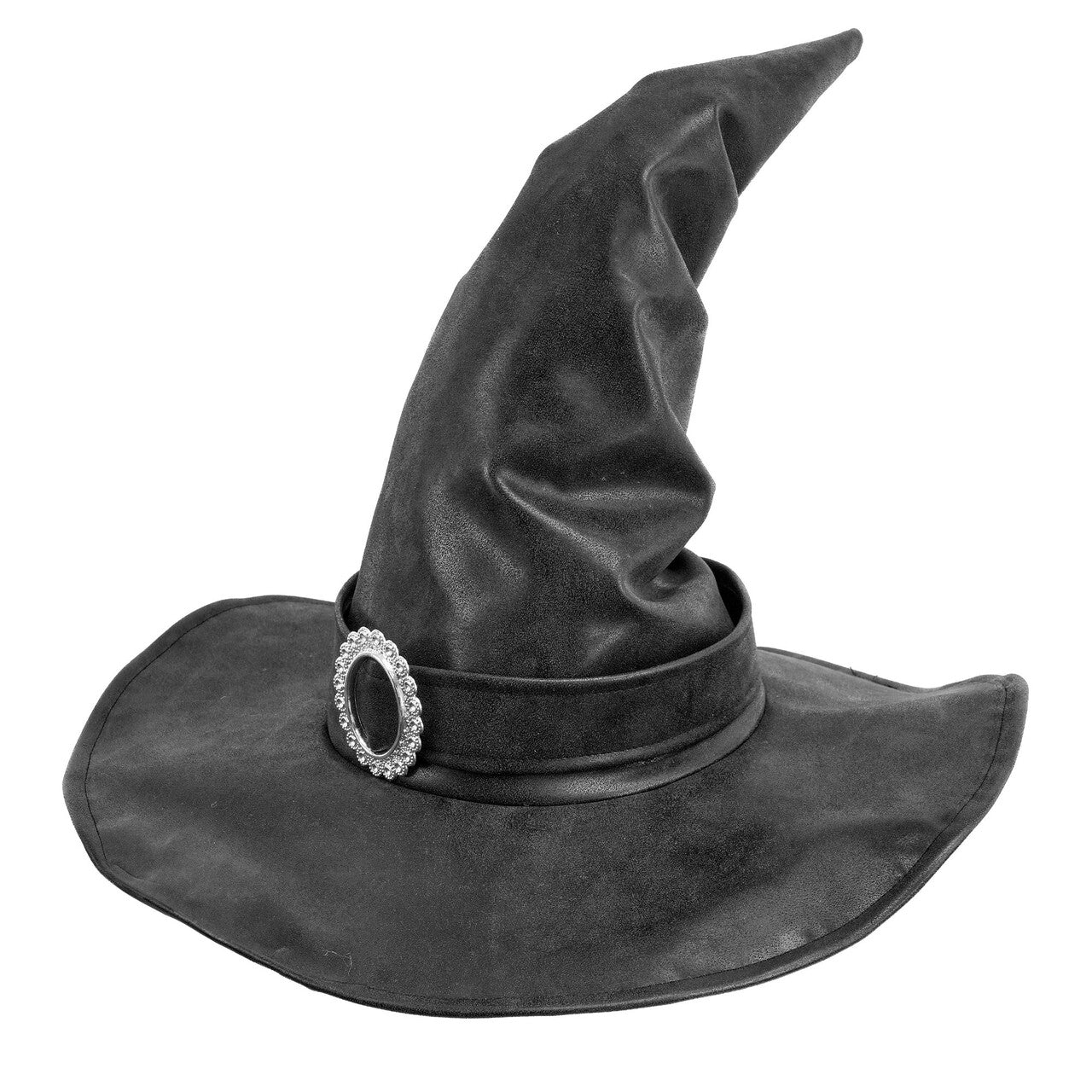Op deze afbeelding zie je een Accessoires, van het merk Widmann. Luxe Heksenhoed Kunstleer