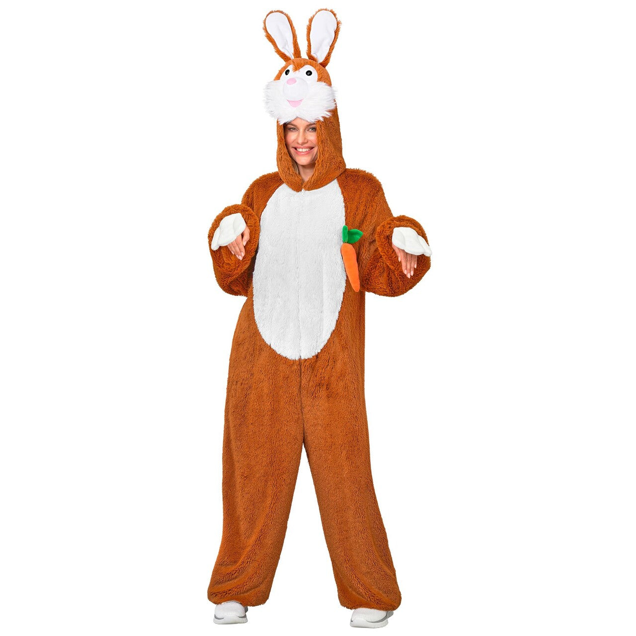 Op deze afbeelding zie je een Kostuums, van het merk Widmann. Bunny Bo Onesie Kostuum