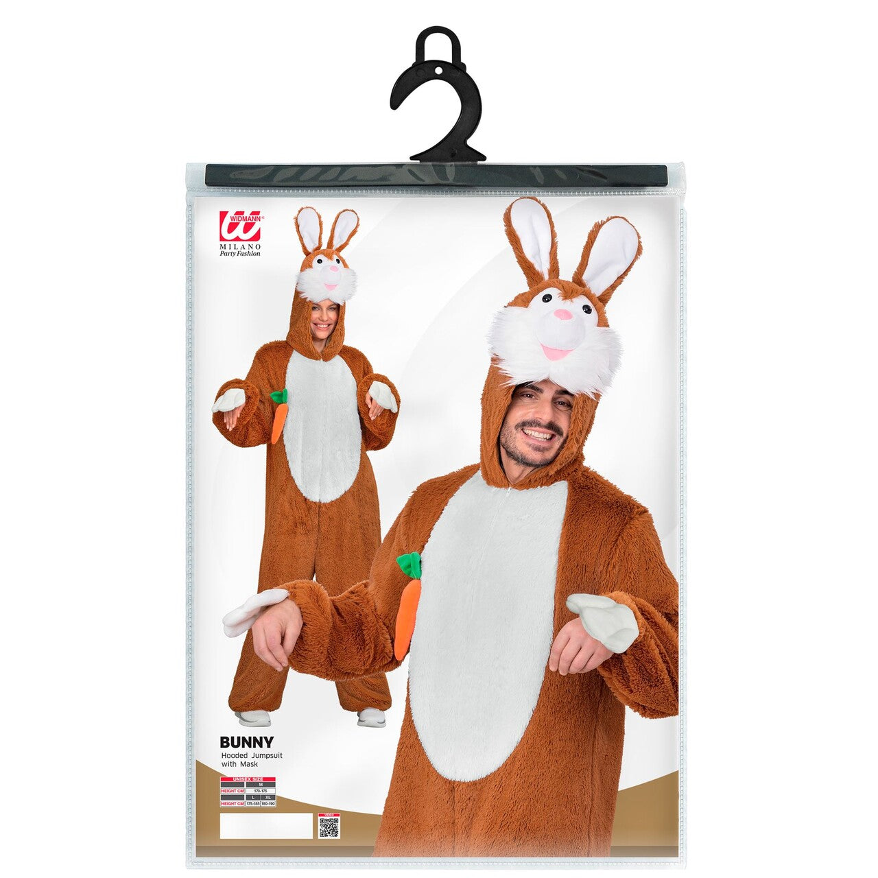 Op deze afbeelding zie je een Kostuums, van het merk Widmann. Bunny Bo Onesie Kostuum