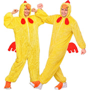Op deze afbeelding zie je een Kostuums, van het merk Widmann. Kippetje Kaat Onesie Kostuum