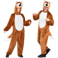 Fluffy Vos Onesie Kostuum