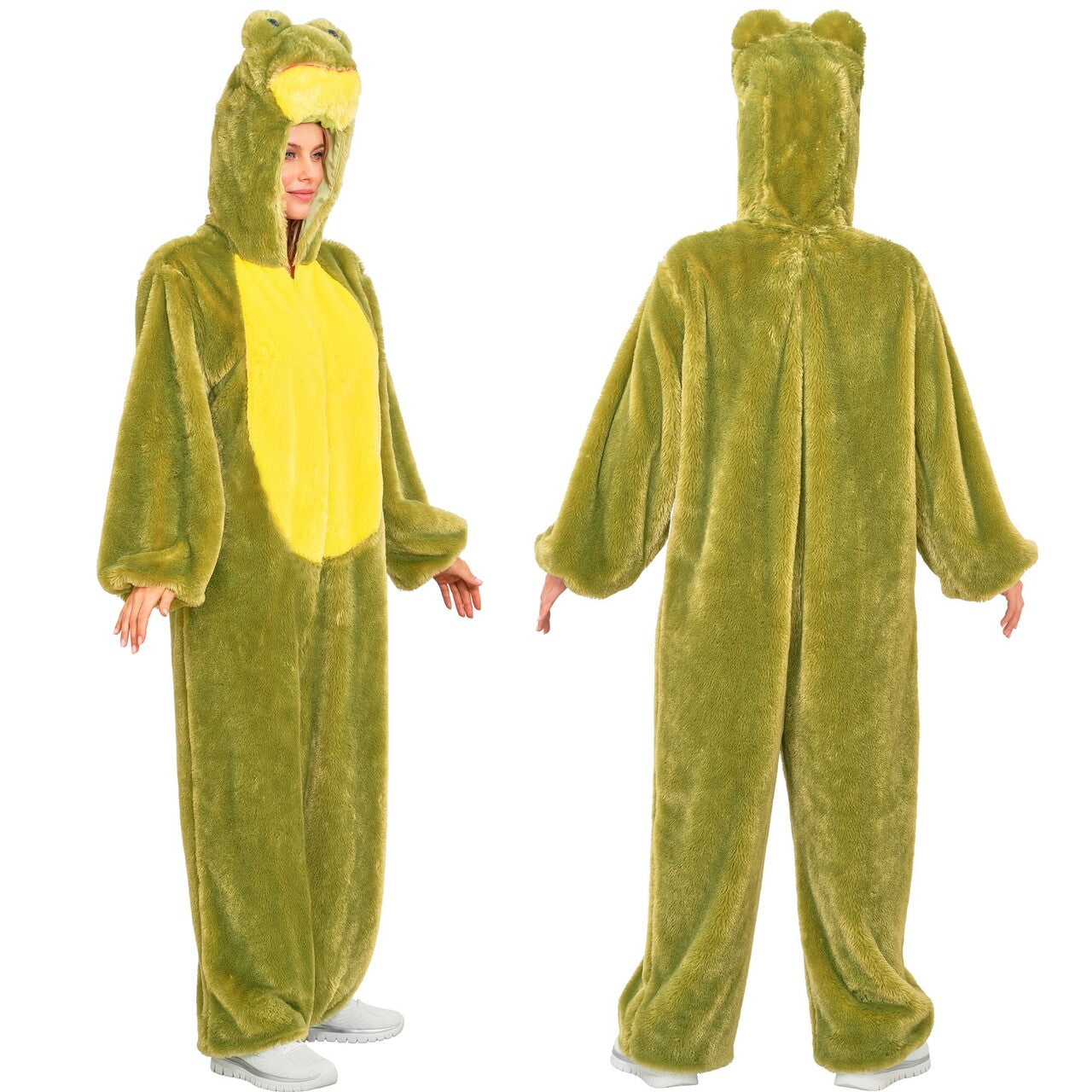 Op deze afbeelding zie je een Kostuums, van het merk Widmann. Kikker Kwak Onesie Kostuum
