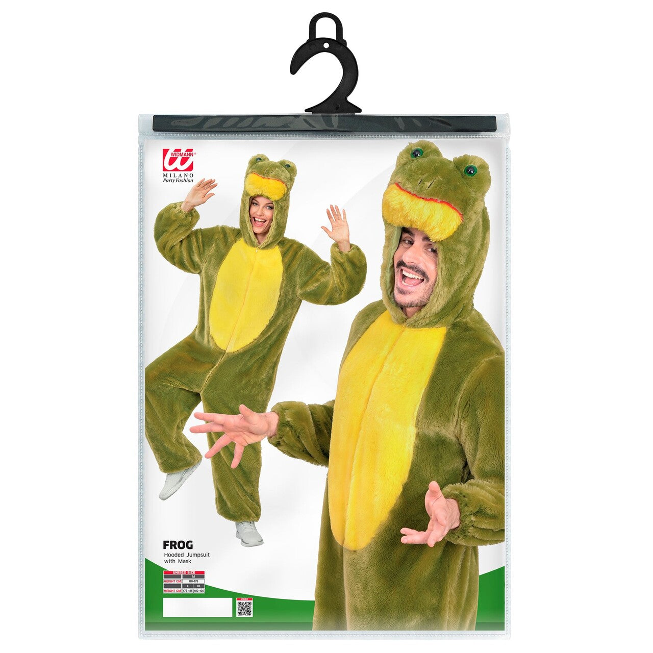 Op deze afbeelding zie je een Kostuums, van het merk Widmann. Kikker Kwak Onesie Kostuum