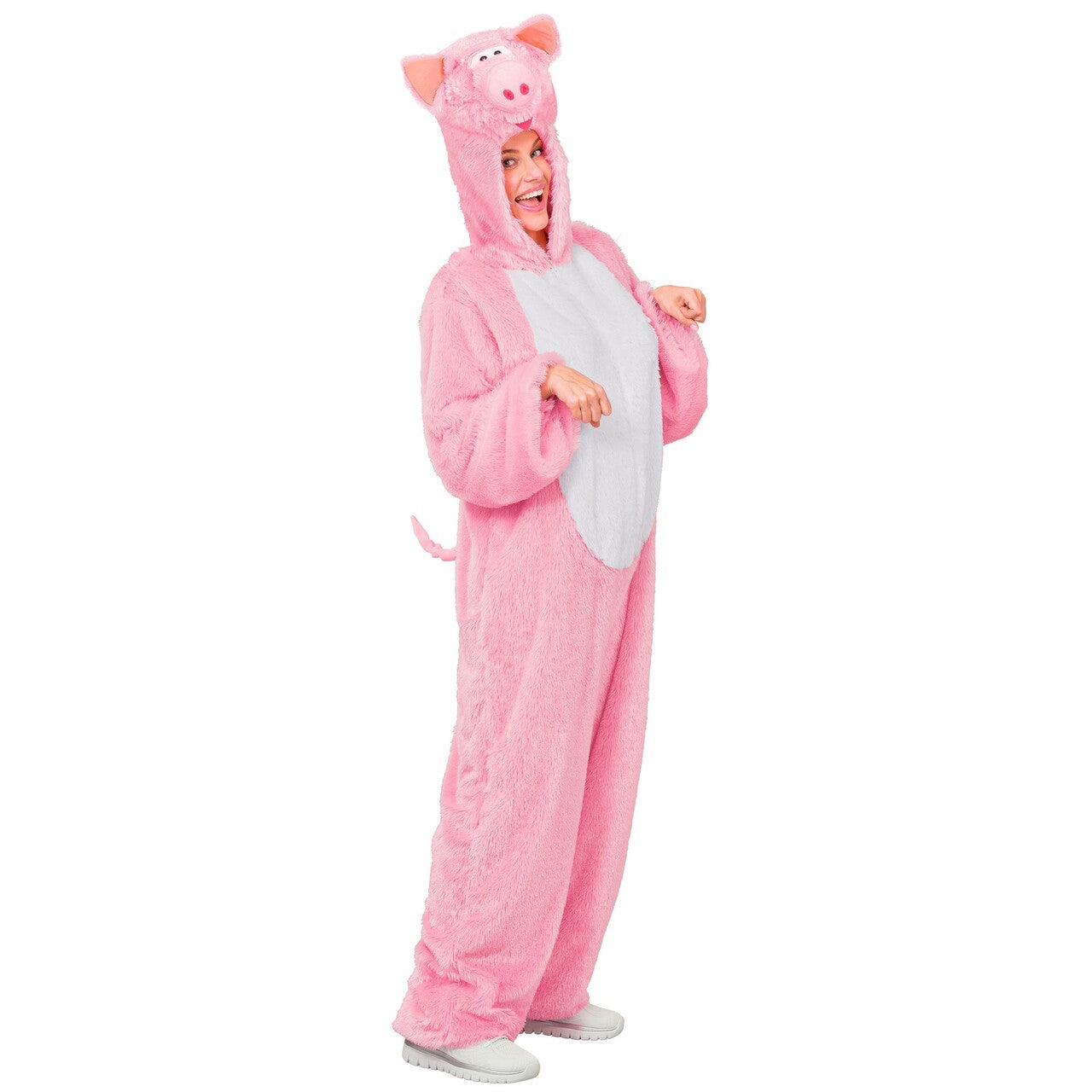Op deze afbeelding zie je een Kostuums, van het merk Widmann. Bollo Biggetje Onesie Kostuum