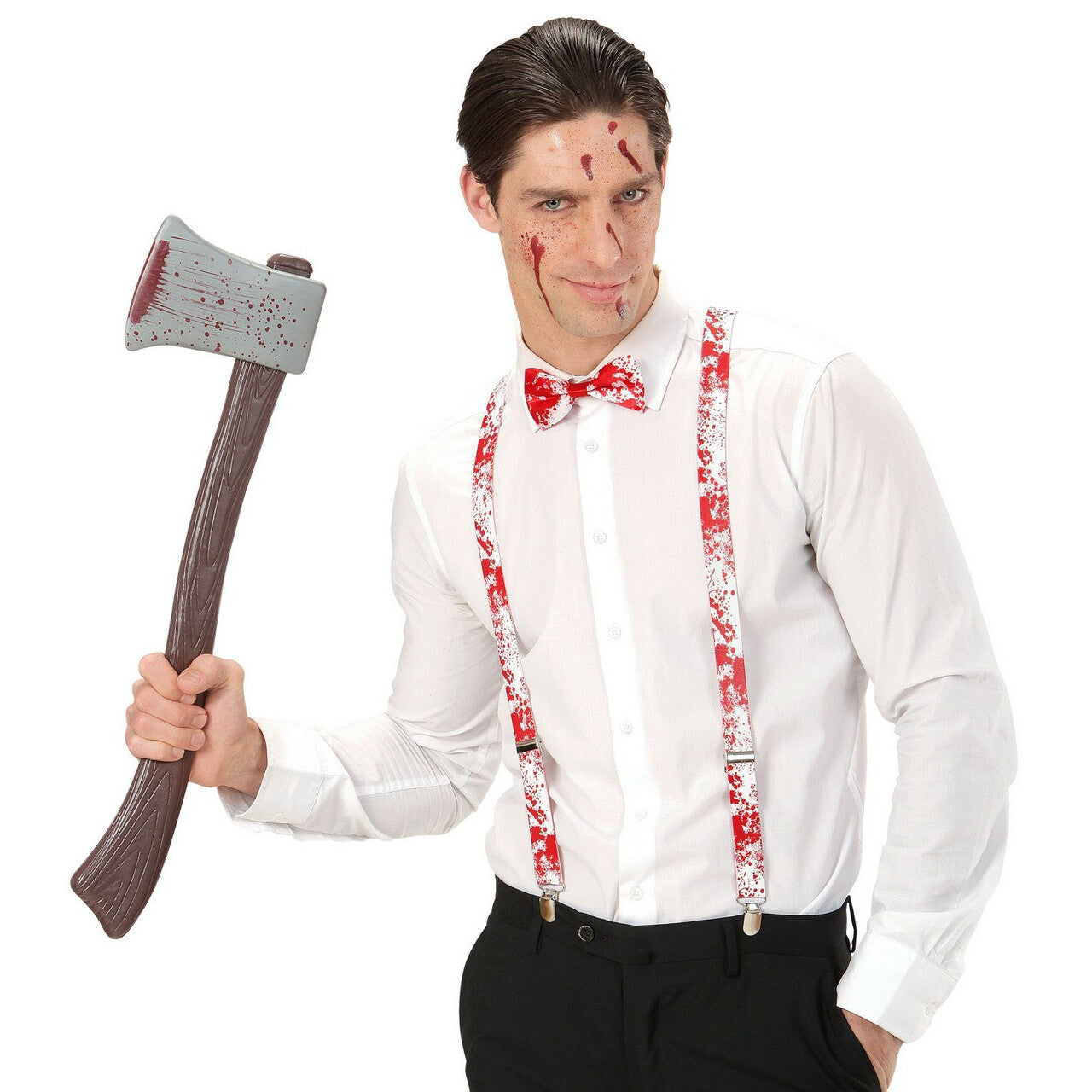 Op deze afbeelding zie je een Accessoires, van het merk Widmann. Psycho Set Bloody Booty