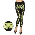 Legging -Skelett Neongrün Chiapas Damen