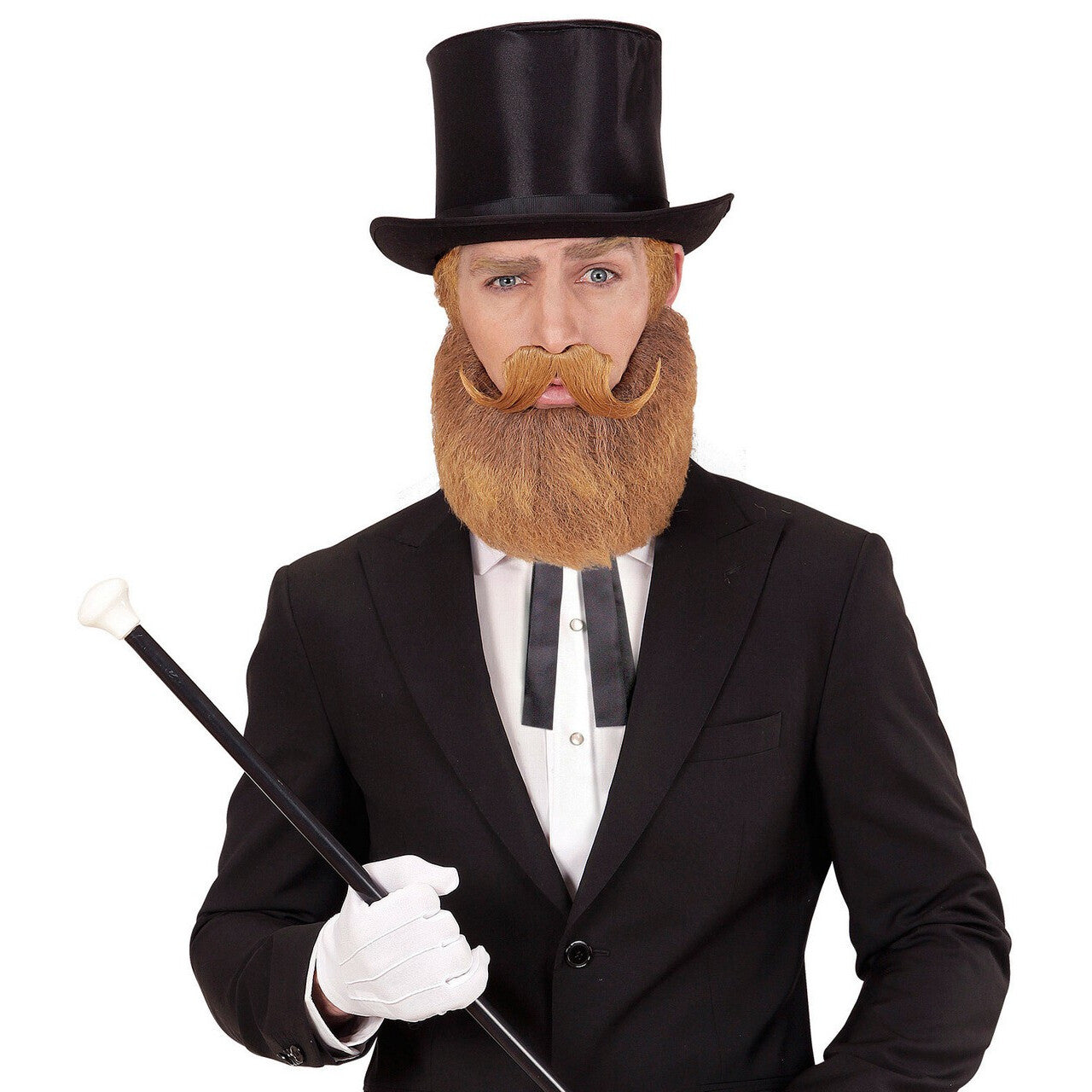 Op deze afbeelding zie je een Accessoires, van het merk Widmann. Baard En Snor Blond Wilson