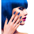 Nägel Diva Glitter Blau