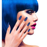 Nägel Diva Glitter Blau
