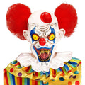 Killerclown Stefan Mit Haarpracht Und Hütchen Maske