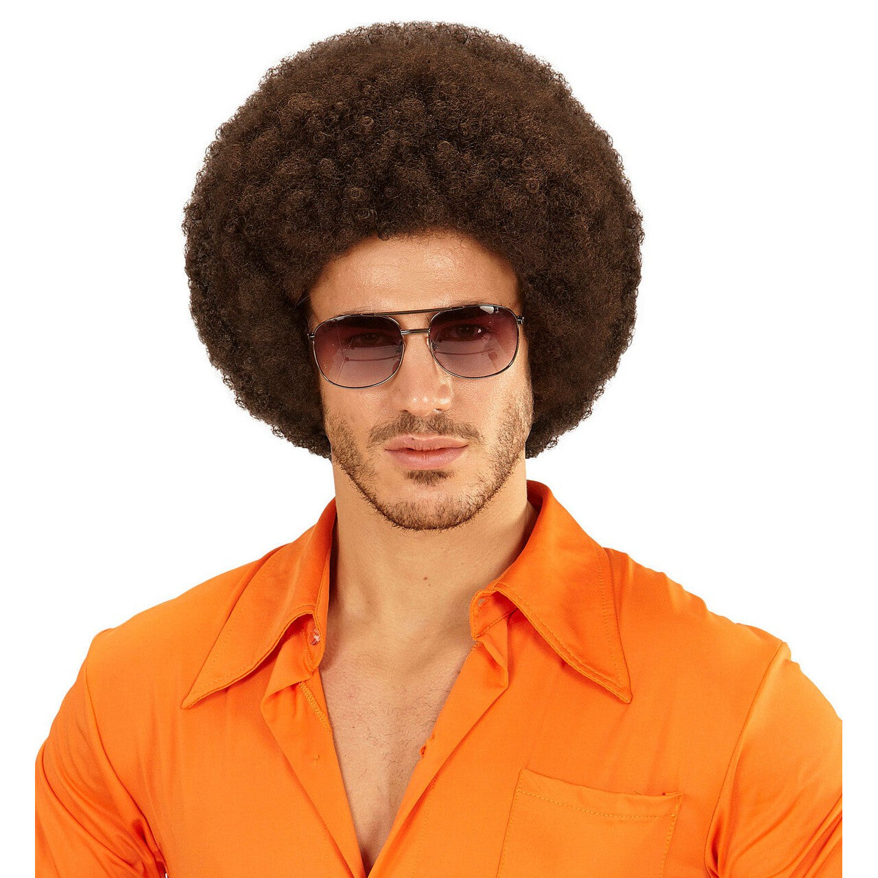 Op deze afbeelding zie je een Accessoires, van het merk Widmann. Pruik Afro Droomhaar Jackson