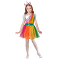 Regenbogen-Einhorn Traum Kostüm für Mädchen
