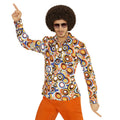 Psychedelische Blasenparty 70er Herren