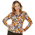 Groovy Gina 70er Jahre Blasenhemd Damen