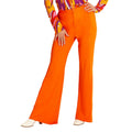 Groovy Gwendolyn 70er Jahre Schlaghose Orange Damen