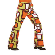 Op deze afbeelding zie je een Kostuums, van het merk Widmann. Groovy Gandalf 70s Heren Broek, Buizen Man