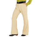 Groovy Gandalf 70er Jahre Hose, Beige Herren