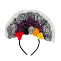 Totenkopf-Spinnennetz-Kopfschmuck Lola Flores