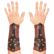 Op deze afbeelding zie je een Accessoires, van het merk Widmann. Lederlook Armbedekking Romein / Griek Centurio