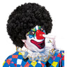 Lockige Afro Clown Perücke Schwarz