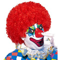 Afro Clown Perücke Locken, Rot