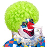 Clown Afro Locken, Grün
