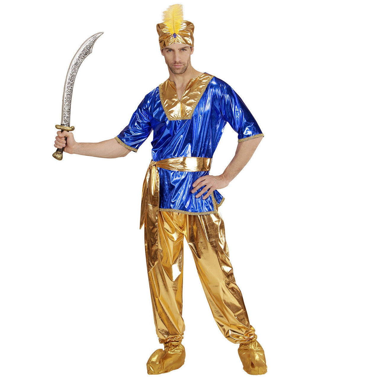 Op deze afbeelding zie je een Kostuums, van het merk Widmann. Sultan Suleiman Kostuum