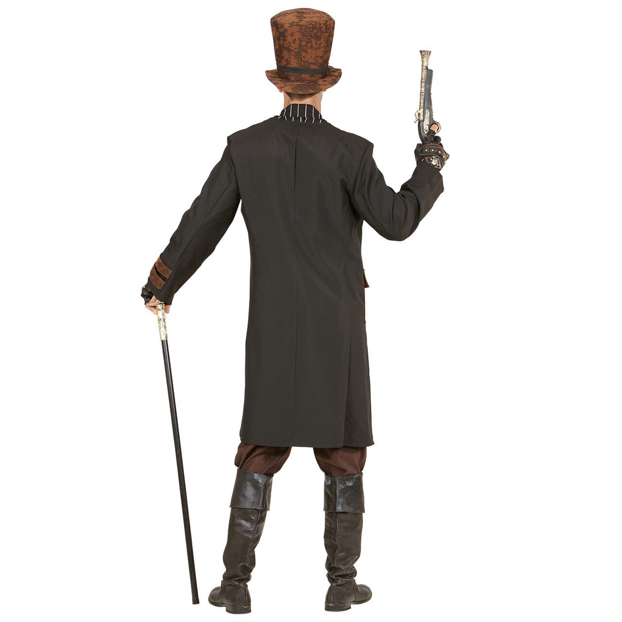 Op deze afbeelding zie je een Kostuums, van het merk Widmann. Techo Wacko Steampunk Man Kostuum